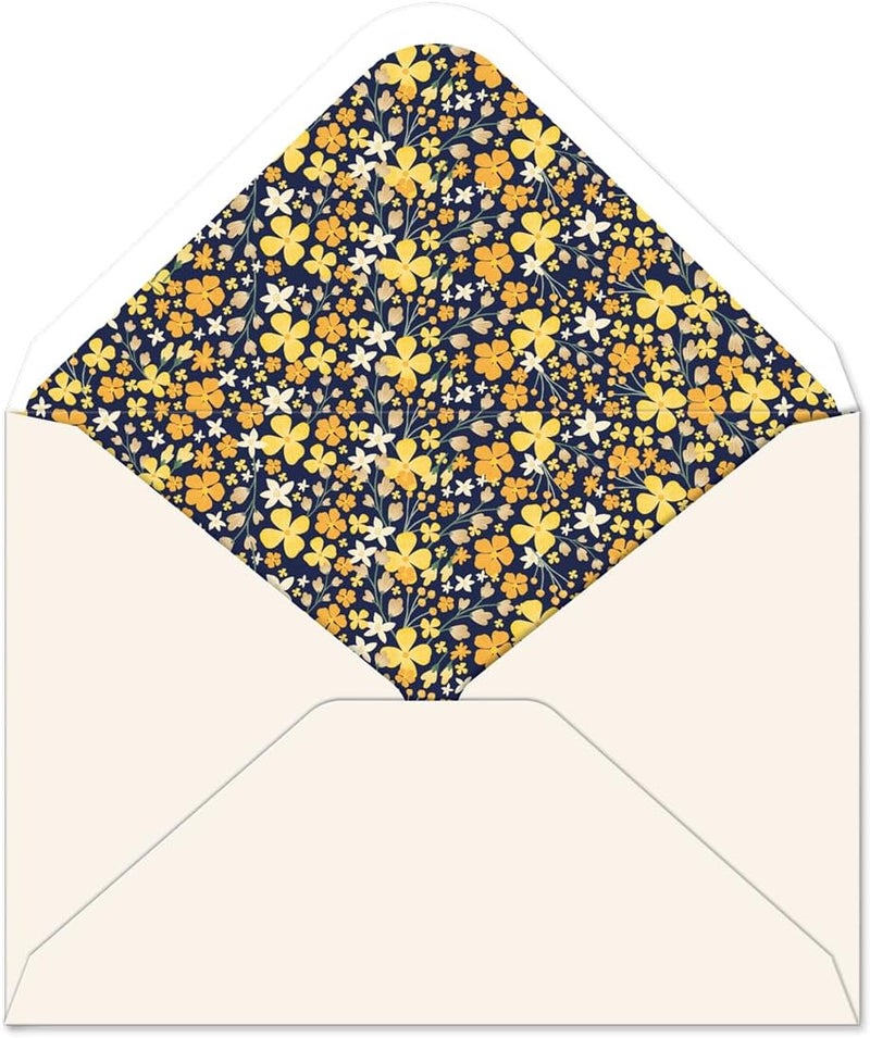 Lady Jayne Botanical Garden Bee, Die-Cut Note Cards, 20 Blank Cards (12957) - Image 4